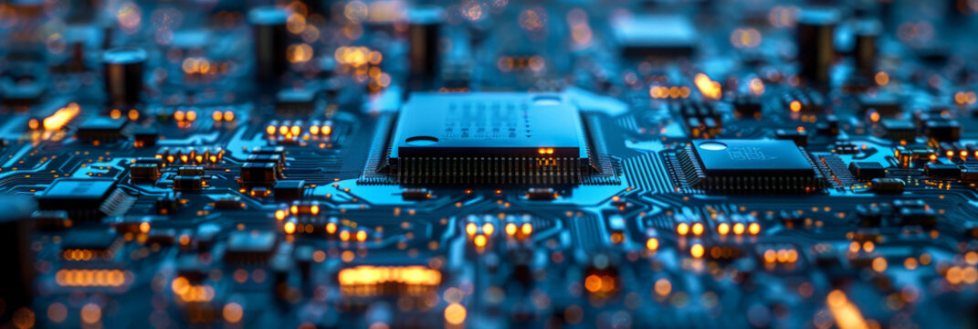 computer circuit board background, technology futuristic