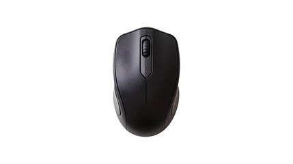 Computer mouse isolated on transparent background, top view