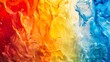 Beautiful abstract colorful background made by spilling paint in water on glass