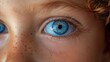 Child's Eye Close-Up Generative AI