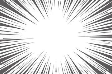 Wall Mural - sun rays background. white and grey radial abstract comic pattern. vector explosion abstract lines b
