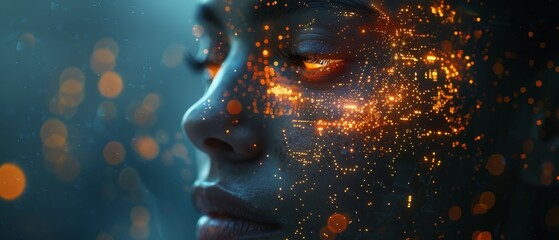 Fototapete - Businessman using technology to connect global internet to Chatgpt Chat with AI, artificial intelligence. Using command prompt to generate something.