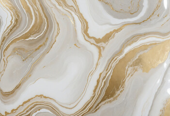 Wall Mural - Luxury white and metallic gold marble background