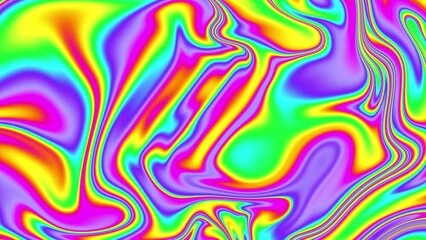 Wall Mural - Colorful Seamless Fluid Art Abstract Background. animation. Loop animation