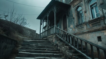 Wall Mural - old abandoned house