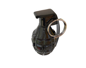 Canvas Print - Grenade isolated on background. 3d rendering - illustration