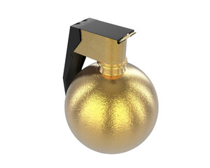 Poster - Grenade isolated on background. 3d rendering - illustration