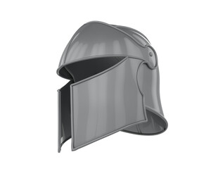 Wall Mural - War helmet isolated on background. 3d rendering - illustration