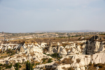 Wall Mural - Famous rock formations in phallic shape, Cappadocia, Turkey