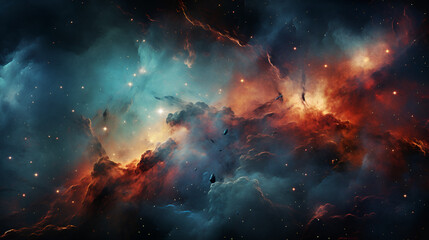lights and nebula