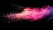 abstract powder splatted backgroundFreeze motion of