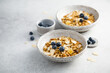 © marysckin - Homemade granola with coconut chips and berries