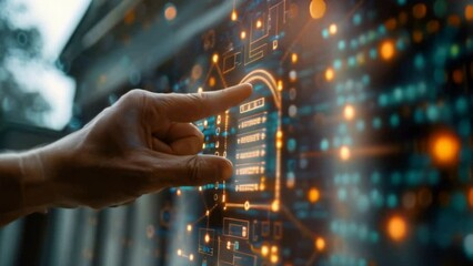Concept of online banking and technology business revolutionary development Flexibility in financial transactions