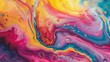 colorful liquid background with vibrant swirling patterns, psychedelic rainbow colors for a mesmerizing experience
