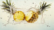 An illustration featuring the allure of pineapples, promoting a healthy, delicious lifestyle.