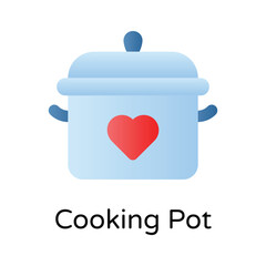 Wall Mural - Get your hold on this beautiful icon of cooking pot, ready to use vector