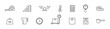 © Hubba Bubba - Measure, weight icons collection. Instrument scale measurement outline icons set. Measure vector icon