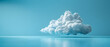 Cloud on a blue background