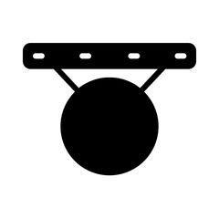 Sticker - Gong Lunar Musical Glyph Icon