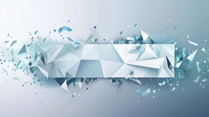 Wall Mural - trendy geometric low poly pattern for modern banner backgrounds