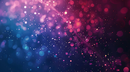 Wall Mural - Abstract background of glowing particles.