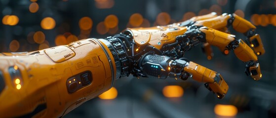Aufkleber - Artificial intelligence (AI) helps programmers create software. Neural networks code program texts. Robot cyborgs help with software development.