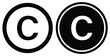 © JawadGraphics - copyright symbol or copyright sign vector on white bg
