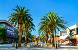 Fototapeta Big Ben - Paseo de Cesar Chavez at San Jose State University in California, United States