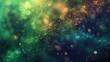 Colorful, effect dust purple particles illustration abstract glitter, texture bokeh, glow flare effect Green particles