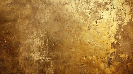 Metallic gold texture, old wall background