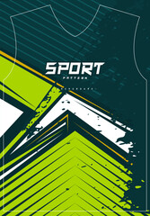 Wall Mural - Sports jersey vector graphic clothing design background for sports club uniform