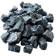 iron ore isolated on transparent background, element remove background, element for design