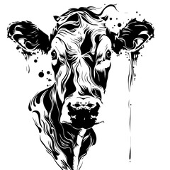 Wall Mural - Cow Vector