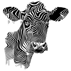 Wall Mural - Cow Vector