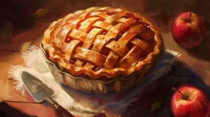 Poster - Apple pie 