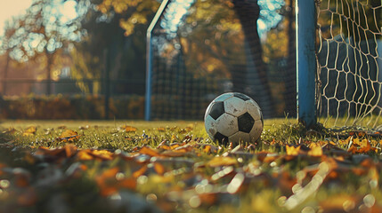 Soccer sunset / Football in the sunset