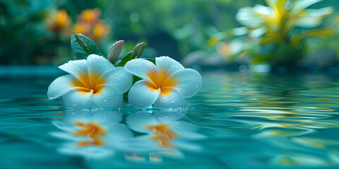 Wall Mural - Macro shooting of rain drops on a sheet where each drop is a separate world that reflects the s