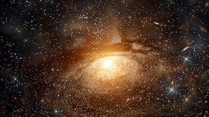Wall Mural - galaxy with stars and nebulae