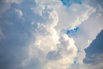 Beautiful and traditional clouds in the blue sky