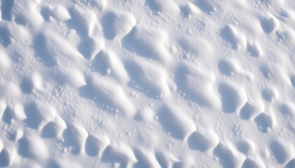 Poster -  Snowy surface with footprints, perfect for winter adventure