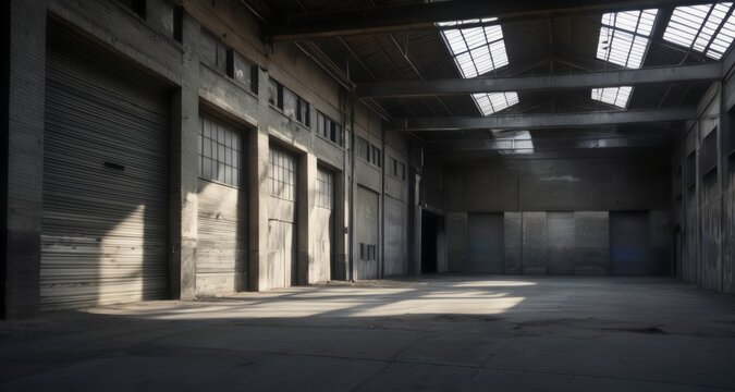  Abandoned warehouse, waiting for its next chapter
