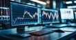 © vivekFx - Advanced trading station with multiple monitors and data analysis tools