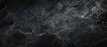 This high-resolution black and white marble texture background showcases a dark gray glossy marble stone pattern, perfect for digital wall tiles and floor tiles. The intricate details of the dark grey