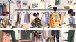© Justlight - A market research team conducting surveys and analyzing data to determine the market share of various clothing brands in the fashion industry.