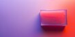 Soap bar isolated from background, purple and red.