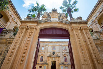 Wall Mural - Vilhena Palace - Mdina Old City - Malta