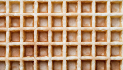 Wall Mural - Seamless waffle texture background