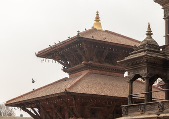 Wall Mural - One of the temple located at the Patan Durbar Square, Patan, Nepal