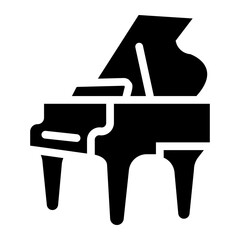 Wall Mural - piano solid icon