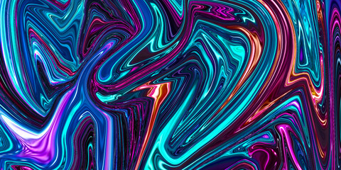 Wall Mural - abstract colorful background with lines